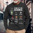 Setz Dich Für Wissenschaft Ein Wissenschaft Klimawandel Langarmshirts Geschenke für alte Männer