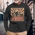Sharing Is Caring Comunist Socialista Operaio Comunismo Maglietta a maniche lunghe Regalos para ancianos