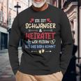 Sie Ist Schwanger Und Heiratet Wir Feiern Hen Party S Langarmshirts Geschenke für alte Männer