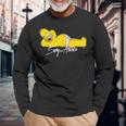 The Simpson Homer Sexy Cheeky Divano Potato Lounging Maglietta a maniche lunghe Regalos para ancianos