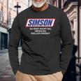 Simson Du Bist Nicht Du Wenn Du Roller Fährst Langarmshirts Geschenke für alte Männer