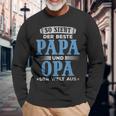 So Ssieht Der Beste Papa Und Opa Der Welt Aus I Grandfather Grandpa Langarmshirts Geschenke für alte Männer