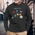 Solar System Planets Star System Sun & Universe Langarmshirts Geschenke für alte Männer