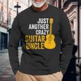 Solo Un Altro Pazzo Zio Chitarra Suonare La Chitarra Maglietta a maniche lunghe Regalos para ancianos