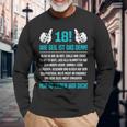 Son 18 Wie Geil Ist Denn 18Th Birthday Langarmshirts Geschenke für alte Männer