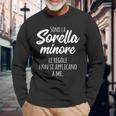 Sono La Sorella Minore Le Regole Non Si Applicano A Me Maglietta a maniche lunghe Regalos para ancianos