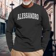 Stilearsity Personalizzato Nome Classico Alessandro Maglietta a maniche lunghe Regalos para ancianos