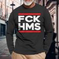 Sul Retro Fck Hms Ebraico Non Invecchiato Regaliintage Maglietta a maniche lunghe Regalos para ancianos
