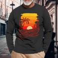 Surfer Beach Sea Retro Summer Fernlust Langarmshirts Geschenke für alte Männer