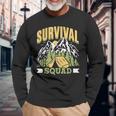 Survival Squad Survival Survival Langarmshirts Geschenke für alte Männer