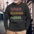 Tatuato Bellisimo Padrino Regalo Festa Del Papà Maglietta a maniche lunghe Regalos para ancianos
