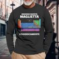 Tavola Periodica Degli Elementi Scienza Divertente Maglietta a maniche lunghe Regalos para ancianos