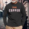 Team Cooper Surname Proud Family Last Name Familia Long Sleeve T-Shirt Gifts for Old Men