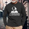 Teatro Escenario Actor Función Obra Musical Camiseta de manga larga Regalos para ancianos