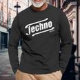 Tempo Techno Meme Langarmshirts Geschenke für alte Männer