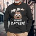 With Text Aus Dem Weg Ich Muss Kacken Langarmshirts Geschenke für alte Männer