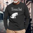 Touche Scherma Gatto Maglietta a maniche lunghe Regalos para ancianos