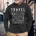 Travel Buddy Lustiges Reisegeschenk Für Reisende Langarmshirts Geschenke für alte Männer