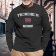 Trondheim Norge Norway Maglietta a maniche lunghe Regalos para ancianos