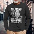 Ulbricht Niemand Hat Die Intention Airport Berlin Langarmshirts Geschenke für alte Männer