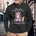 With Unicorn Bin Da Kann Losgehen Und Ja Es Escaliert Eh Langarmshirts Geschenke für alte Männer