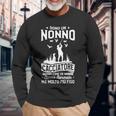 Uomo Sono Un Nonno Cacciatore Come Un Nonno Normale Maglietta a maniche lunghe Regalos para ancianos