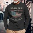 Usa Road Trip 2024 America Langarmshirts Geschenke für alte Männer