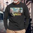 Vacaciones Turista Ciudad De España Madrid Camiseta de manga larga Regalos para ancianos