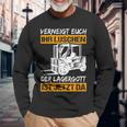 Verneigt Euch Ihr Luschen Der Lagergott Ist Jetzt Da Slogan Langarmshirts Geschenke für alte Männer