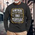 Vintage 1961 Regalo Divertente 60 Anni Compleanno Maglietta a maniche lunghe Regalos para ancianos
