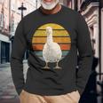 Vintage Goose Sunset Retro Goose Langarmshirts Geschenke für alte Männer