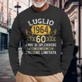 Vintage Luglio 1964 Uomo Donna Regalo 60 Anni Compleanno Maglietta a maniche lunghe Regalos para ancianos