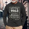 Vintage Nato Nel 1963 Tutto Originale 61° Compleanno Maglietta a maniche lunghe Regalos para ancianos