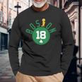 Vintage Retro Boston Champions Boston B-Ball City Long Sleeve T-Shirt Gifts for Old Men