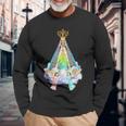 Virgen Delalle Angeles Y Arcangeles Camiseta de manga larga Regalos para ancianos