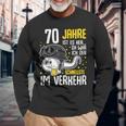 Vor 70 Jahren Der Fastest In Traffic 70Th Birthday Man Langarmshirts Geschenke für alte Männer