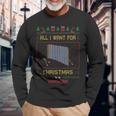 All I Want For Christmas Is A Marimba Musician Ugly Sweater Long Sleeve T-Shirt Gifts for Old Men