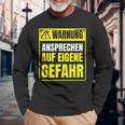 Warnung Schlechter Laune Ansprechen Auf Eigene Gefahrahr S Langarmshirts Geschenke für alte Männer