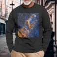 Webb Space Telescope Immagine Pilastri Della Creazione New Star Jwst Maglietta a maniche lunghe Regalos para ancianos