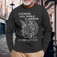 Wolf Odins – Nordic Mythology – Langarmshirts Geschenke für alte Männer