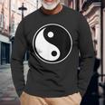 Yin Yang Taoismo Simbolo Yin Tai Chi Feng Shui Bagua Maglietta a maniche lunghe Regalos para ancianos