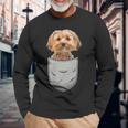 Yorkshire Terrier Tasca Sul Petto Per Cani Maglietta a maniche lunghe Regalos para ancianos