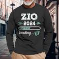 Zio 2024 Loading Regalo Divertente Zio Gravidanza Nascita Maglietta a maniche lunghe Regalos para ancianos