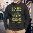Zio Trattorista Non Russa Regalo Divertente Uomo Maglietta a maniche lunghe Regalos para ancianos