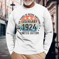 100 Geburtstag Limited Edition Best Of 1924 Langarmshirts Geschenke für alte Männer