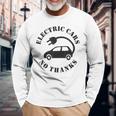 Auto Elettriche No Grazie No Alle Auto Elettriche Spreco Di Energia Maglietta a maniche lunghe Regalos para ancianos