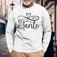 Bald Tante Werdende Tante Future Tante Tante 2025 Langarmshirts Geschenke für alte Männer