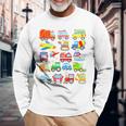 Bambino 18Eicoli Bimbi Camion Aereo Nave Fattoria Cantiere Bambini Maglietta a maniche lunghe Regalos para ancianos