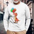 Bambino 3 Compleanno Bambini & Dinosauro Regalo Di 3 Anni Maglietta a maniche lunghe Regalos para ancianos