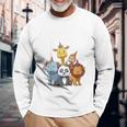 Bambino 3 Compleanno Bambini & Zoo Regalo Di 3 Anni Maglietta a maniche lunghe Regalos para ancianos